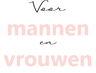 Voor mannen en vrouwen